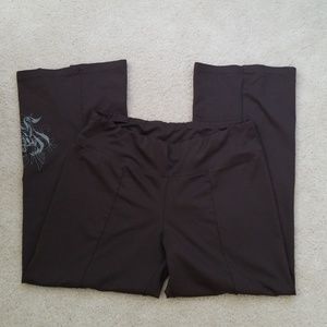 chocolate yoga capris